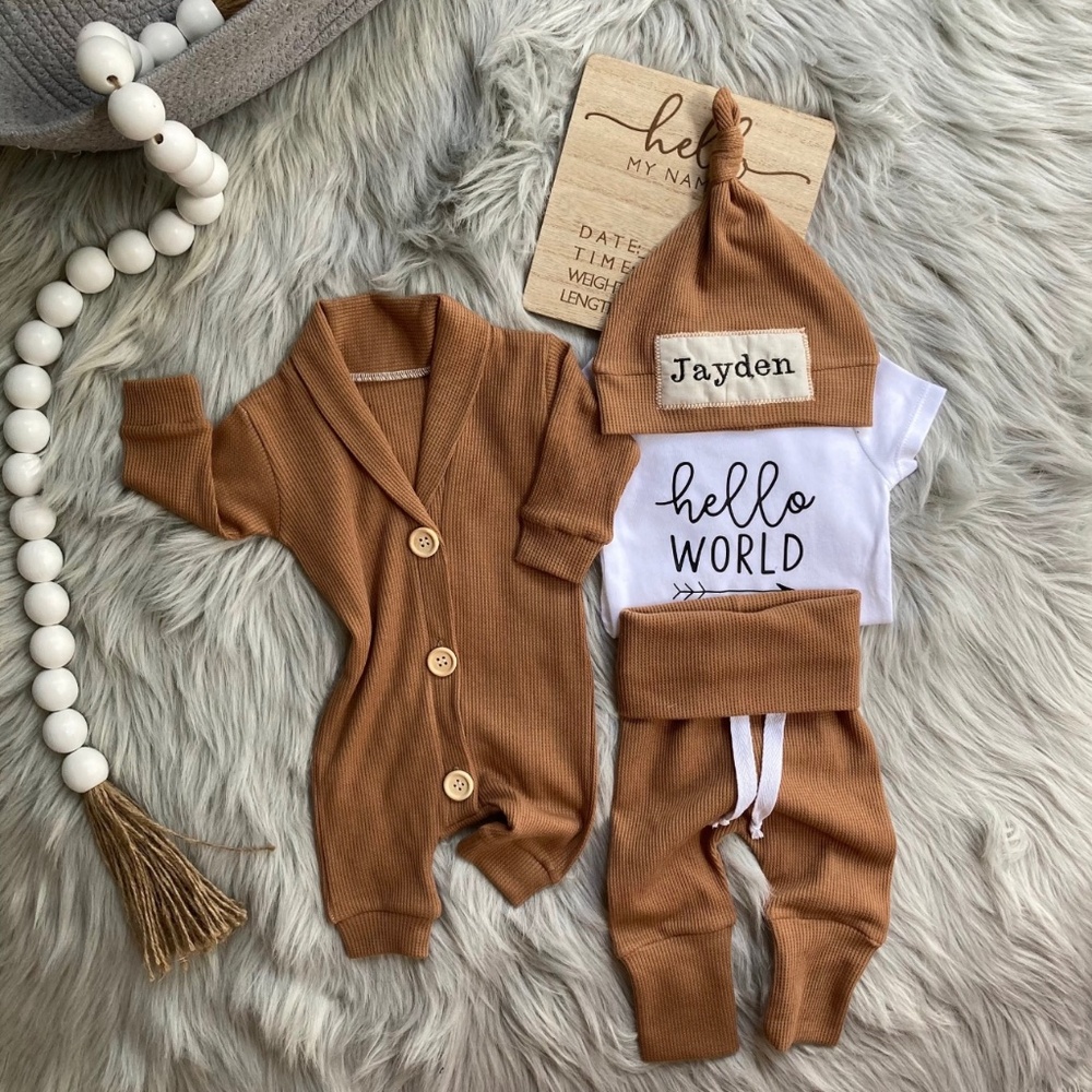 Newborn Boy Coming Home Outfit Baby Boy Hospital Outfit Take Me Home Newborn